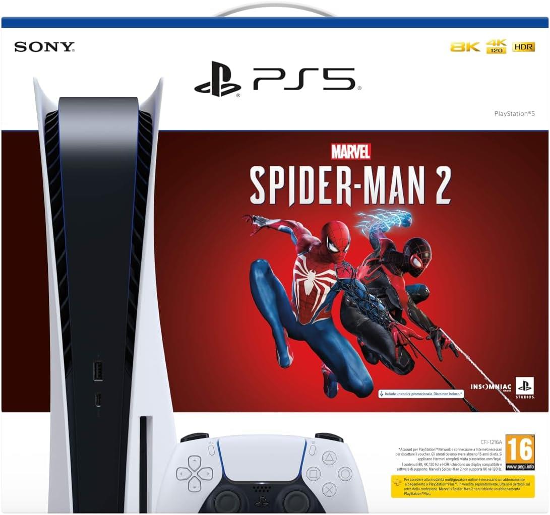 TECNOSHOP PS5 DISC + SPIDER-MAN 2